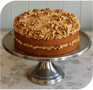 Coffee & Walnut Cake