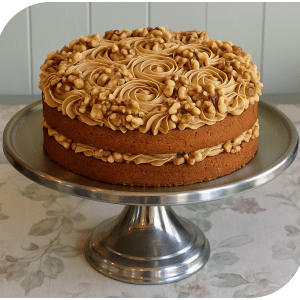 Coffee & Walnut Cake